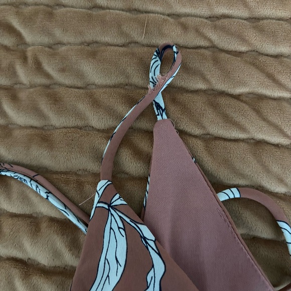 Dusty Rose Floral Pantsuit Romper - Picture 7 of 10